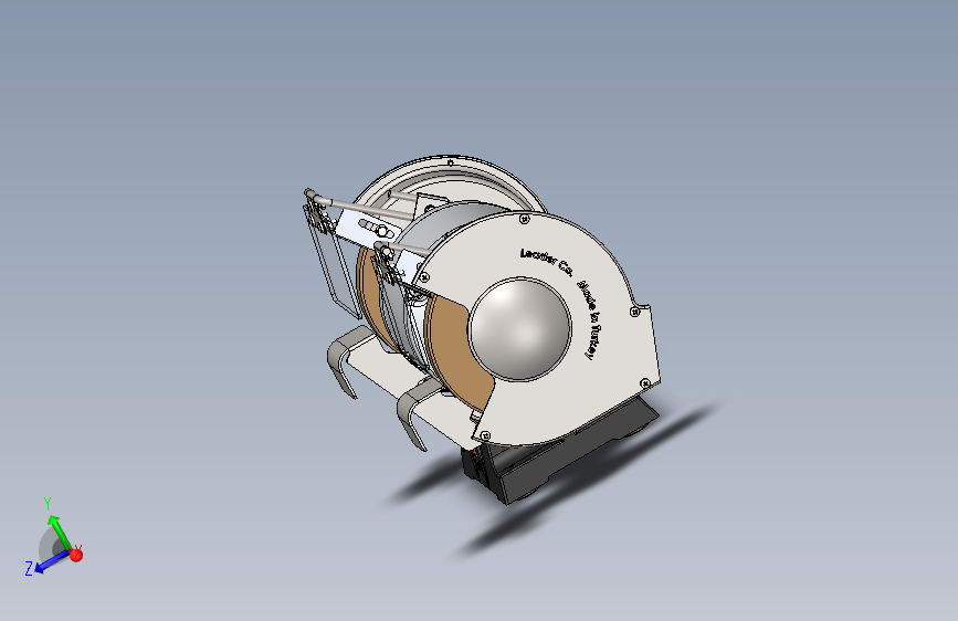 双砂轮打磨机bench-grinder-solidworks2009-2014