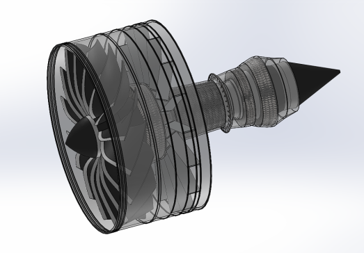 Engine简易涡扇发动机结构