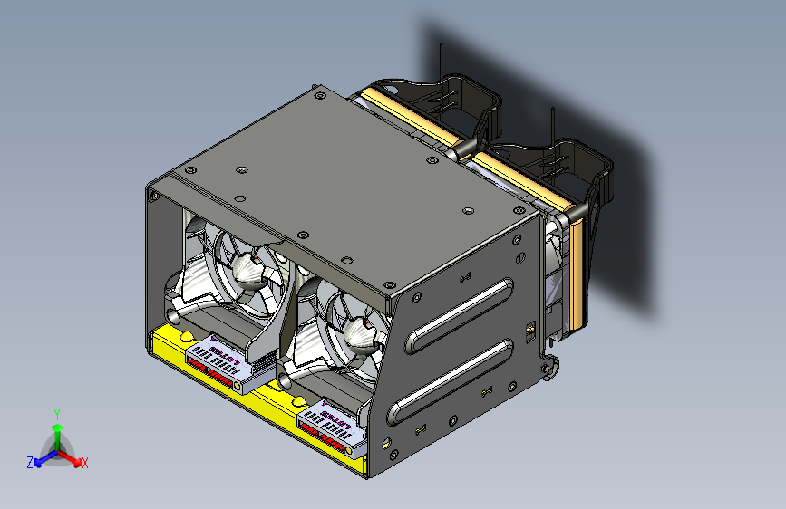 MGX Type_B_2RU_Short_fanbay风扇模块