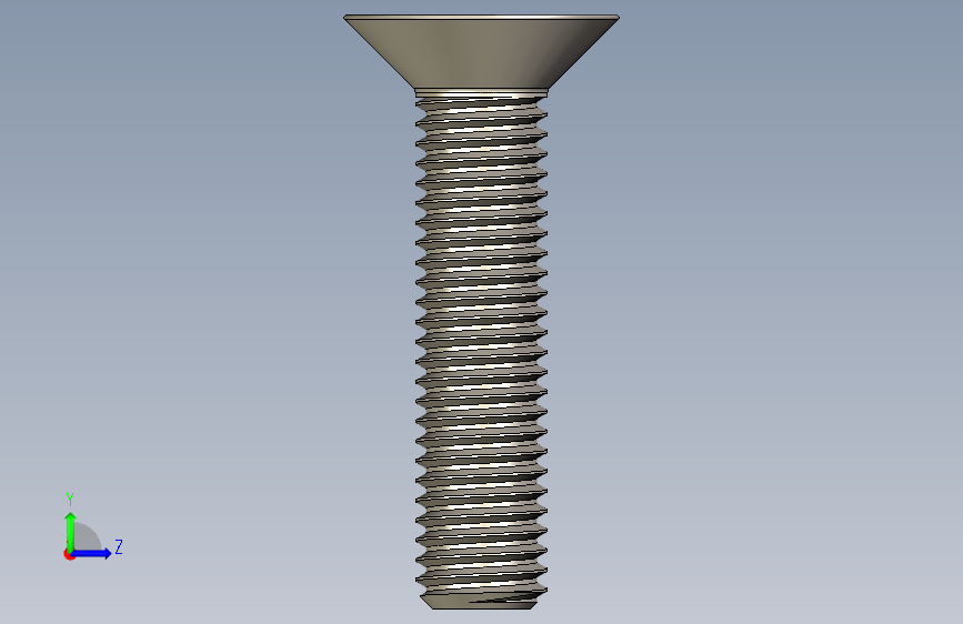 Screw_ISO_10642_M10x45_A2.STEP 左侧视图