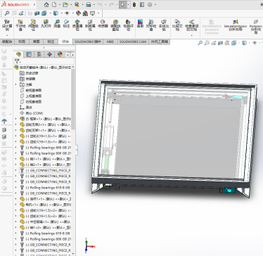 汽车天窗solidworks2020