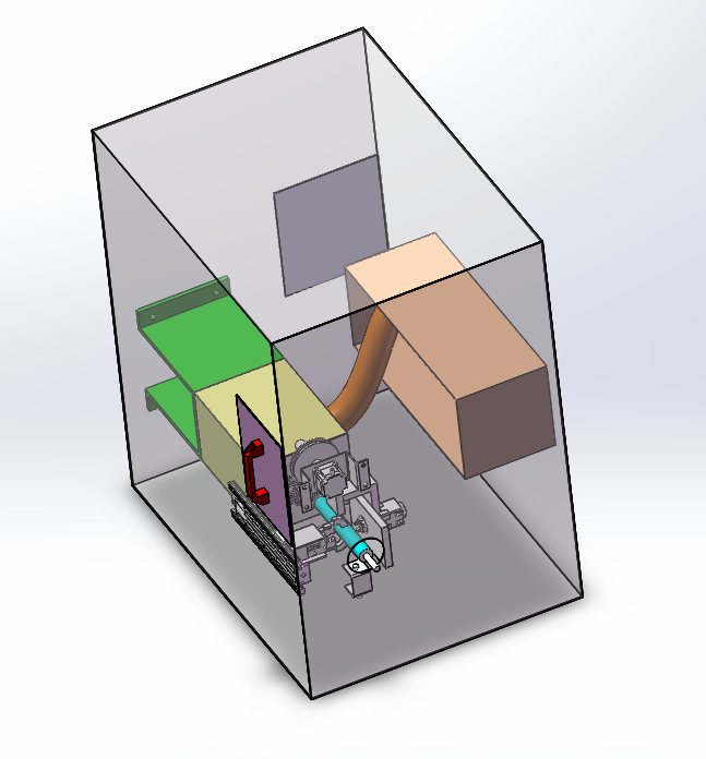 折叠伞甩干打包机solidworks2022