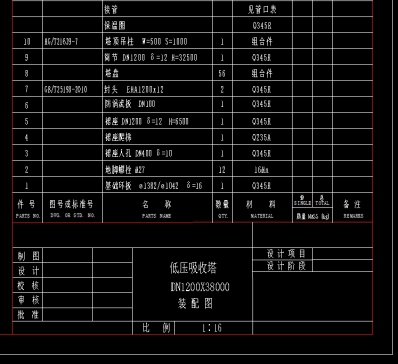 低压吸收塔