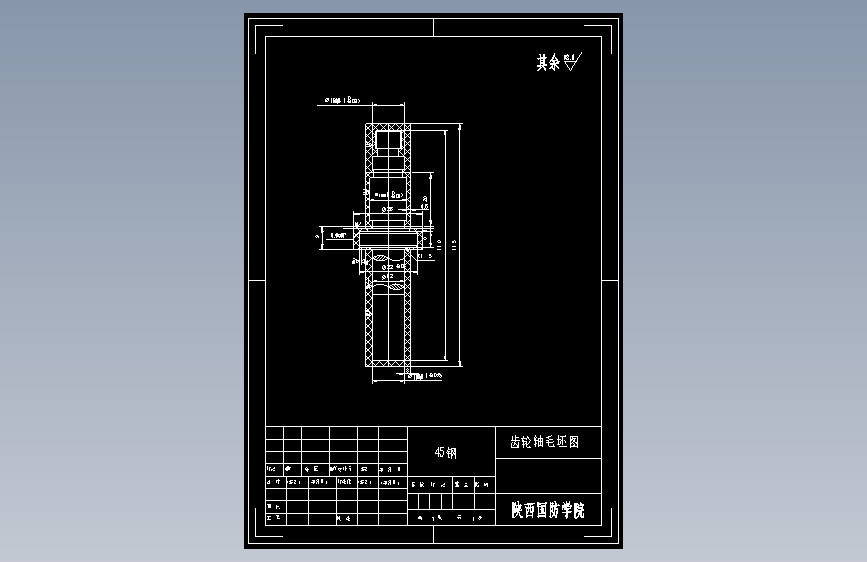 齿轮轴CL035-A）