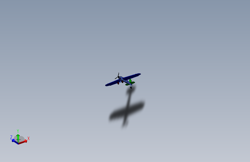 RC+plane简易单翼飞机模型