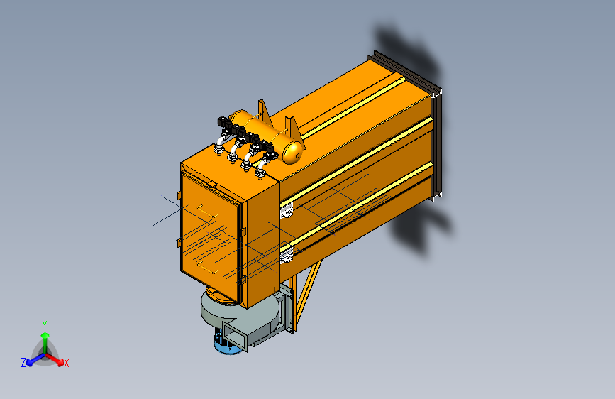 DMC24脉冲除尘器含（CAD+bom）caxa