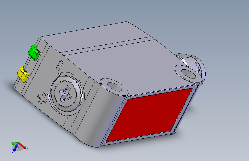 GTE6-P4211漫放射式光电开关_SOLIDWORKS 2018_模型图纸下载 – 懒石网