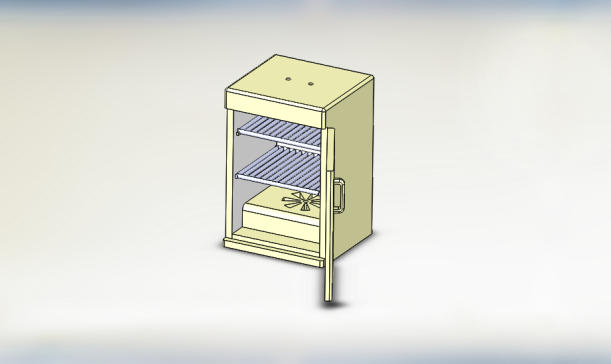 食品脱水机3D数模图纸+Solidworks设计