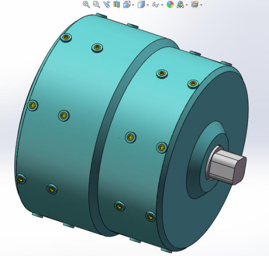 二级行星齿轮减速器+cad+仿真视频