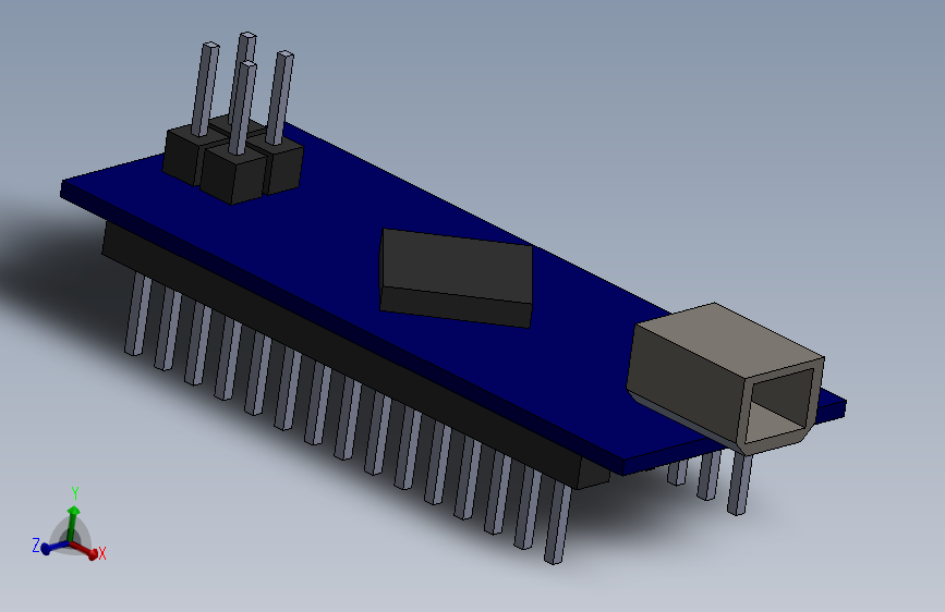arduino nano_SOLIDWORKS 2016_模型图纸免费下载 – 懒石网