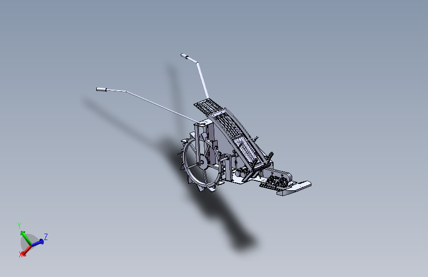 六行水稻四冲程汽油插秧机