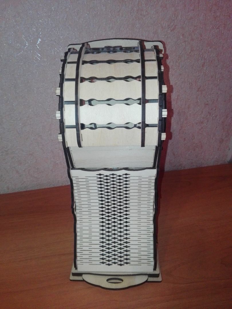 齿轮存钱罐(附细节图) 激光切割图纸