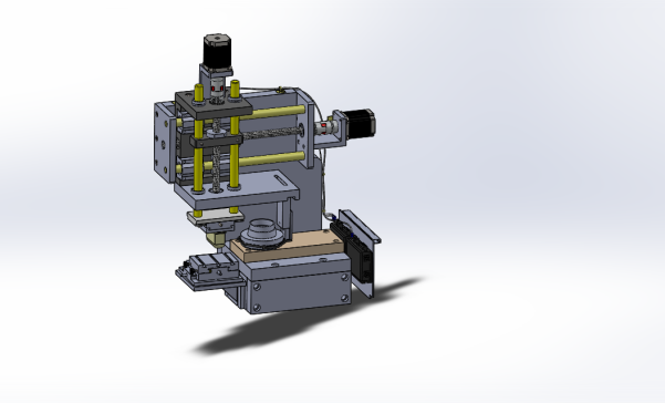pad printing移印机构3D数模图纸 STEP格式