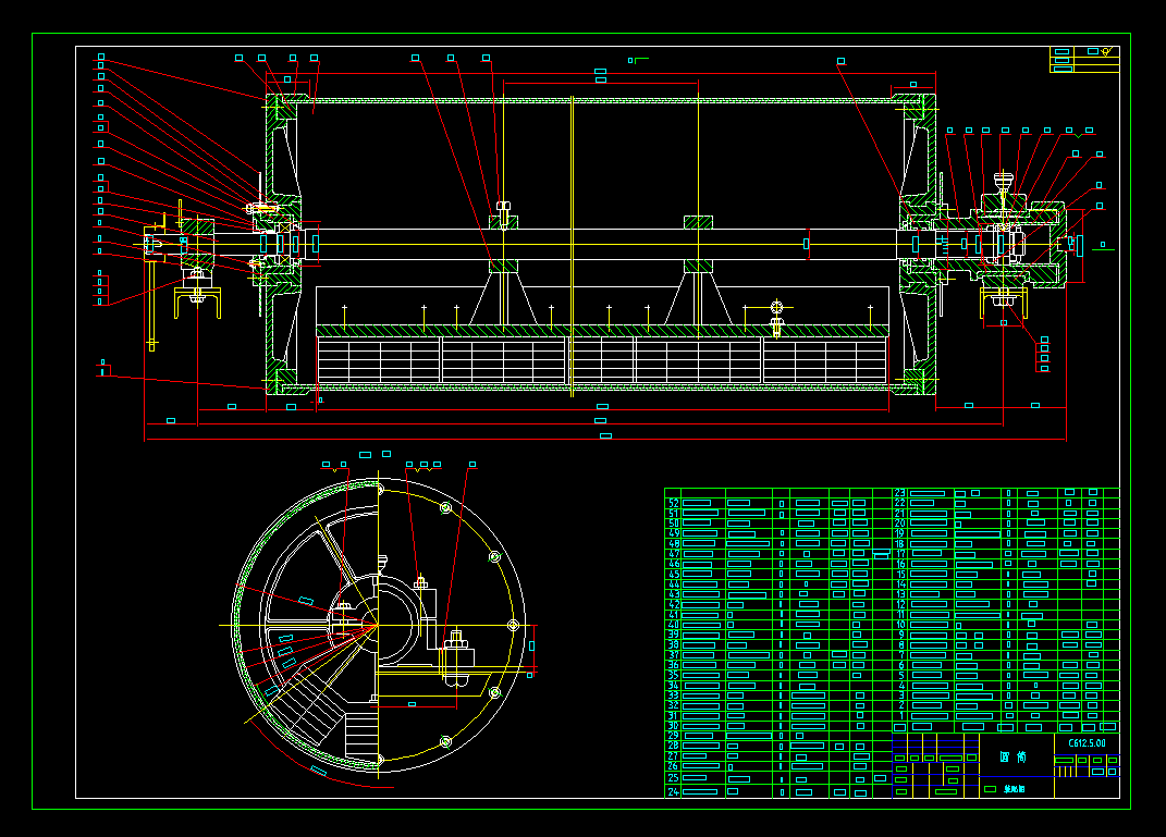 Z0012-CTB600×1200永磁筒式磁选机图纸 ==623799=150
