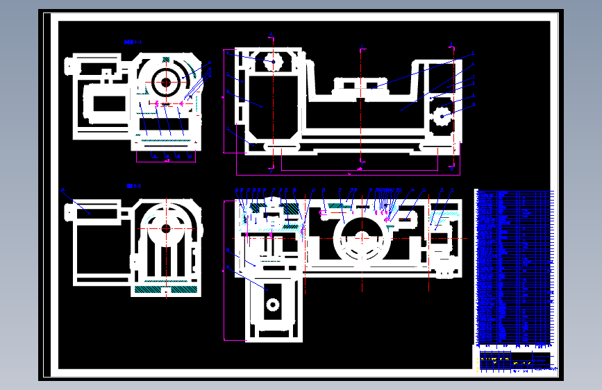 Z0084-五轴加工中心摇篮式工作台设计 ==354957=150