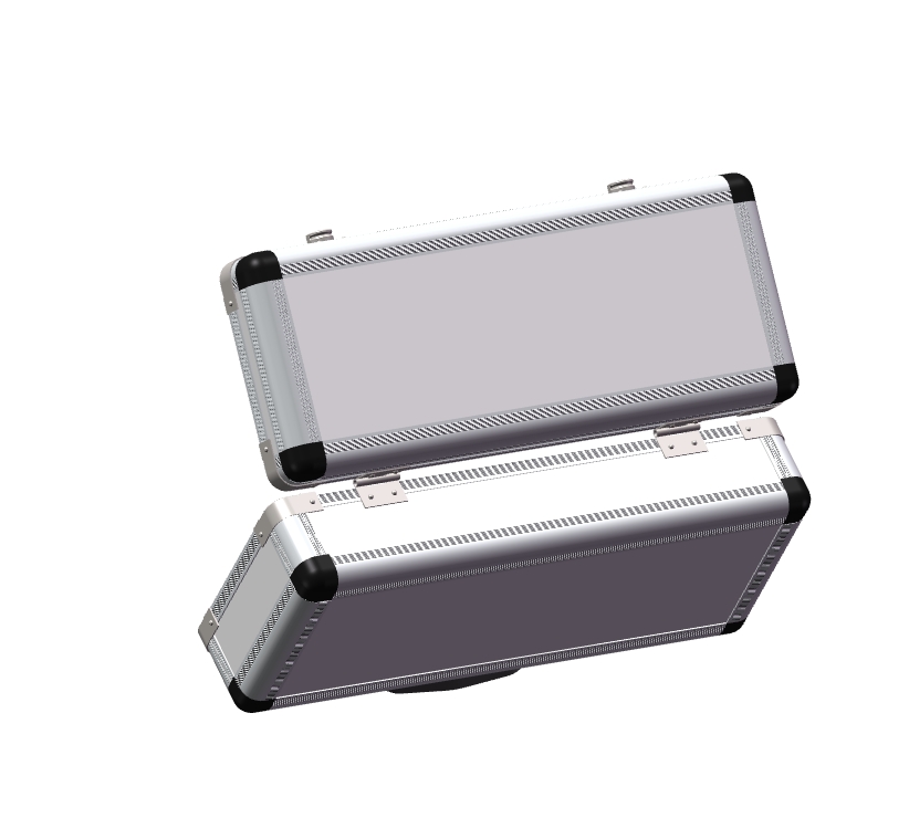 Z0393-铝合金手提箱三维SW2018无参