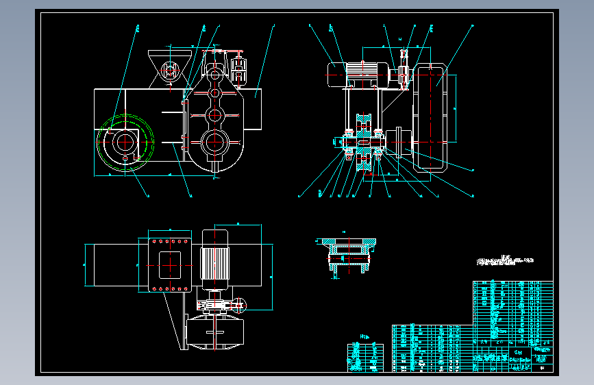 Z0873-设计-40吨门式起重机大车运行机构设计+CAD+说明书==171525=100