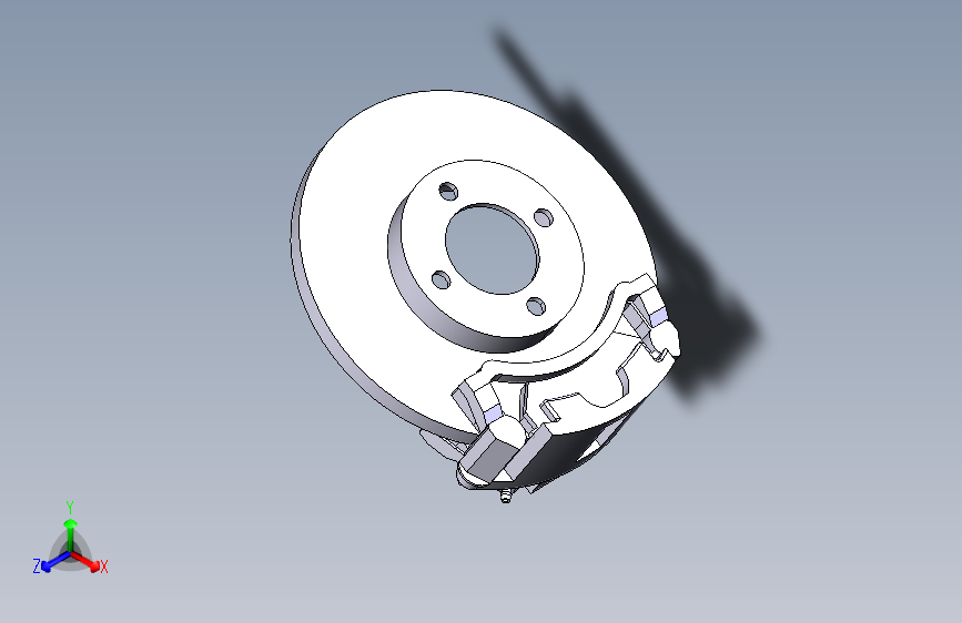 Z0836-某轿车前轮盘式制动器设计+CAD+说明书