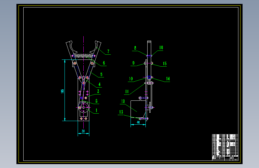 Z0822-六自由度机械手设计图+CAD+说明书==657840=150