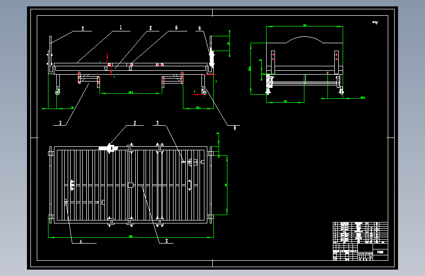 Z0759-多功能护理床设计+CAD+说明书==83338=200