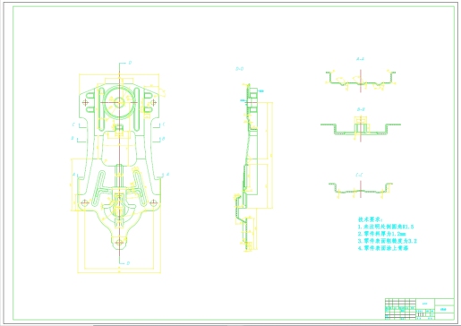 Z0736-车门玻璃升降器的设计（CAD图纸）+CAD+说明书==83042=200