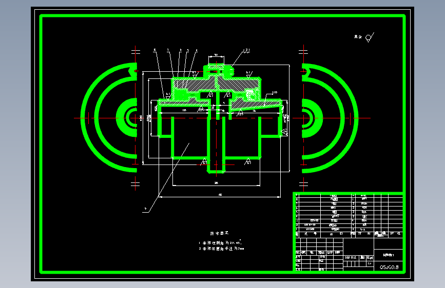 Z0693-5t双梁桥式起重机小车主起升机构设计+CAD+说明书