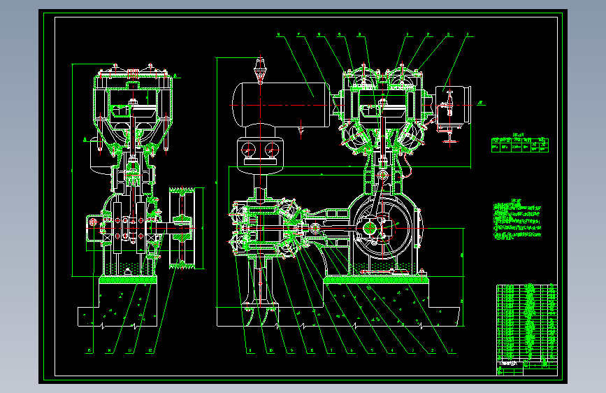 Z0927-4L-20-8往复式液化石油气压缩机设计+CAD+说明书==321739=200