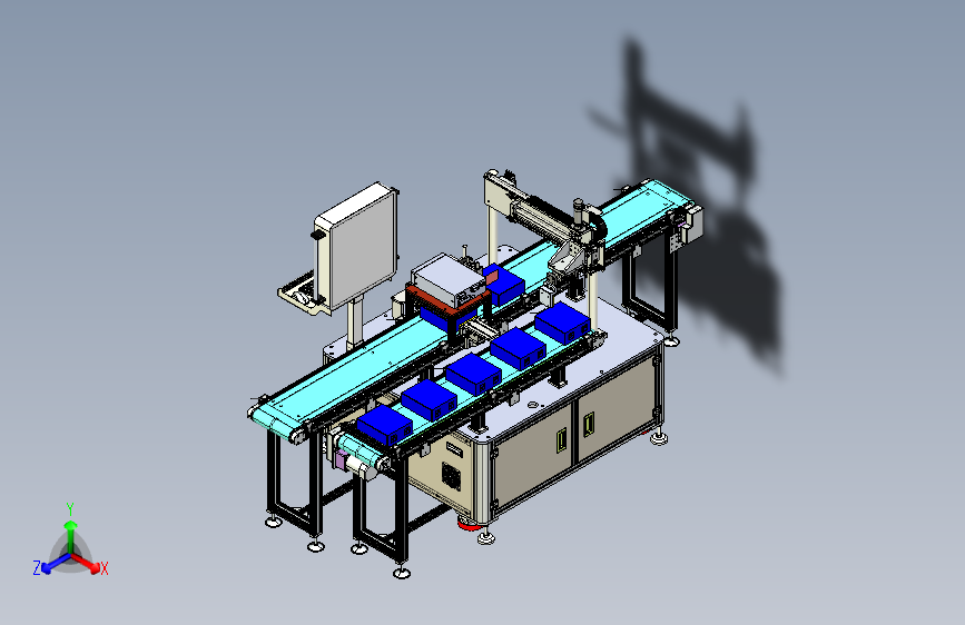 OCV检测分选机catia