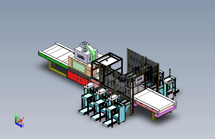 固化炉自动分料机