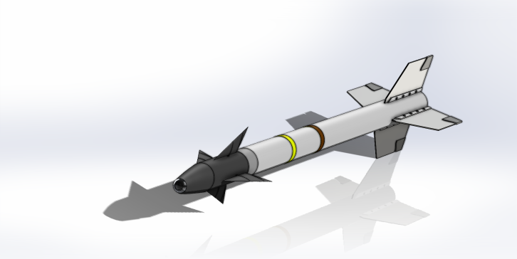 AIM-9E响尾蛇导Dan简易模型