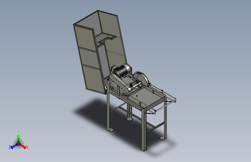 电锯机结构3D图纸 Solidworks设计 附STEP