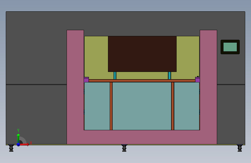 石英管清洗机+氢氟酸适用3D数模图纸+Solidworks20设计