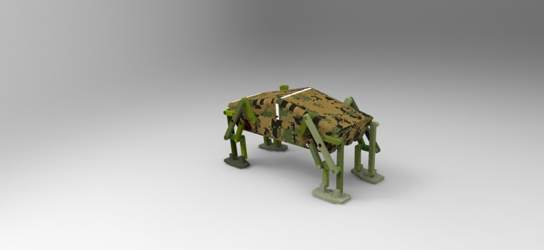 行走机器人玩具3D图