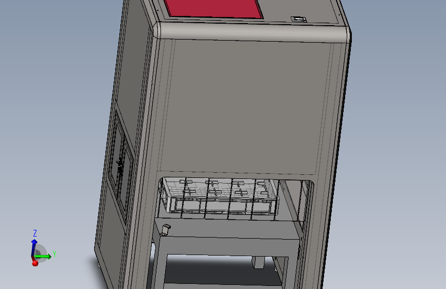 单箱风淋门3D数模图纸+Solidworks18设计