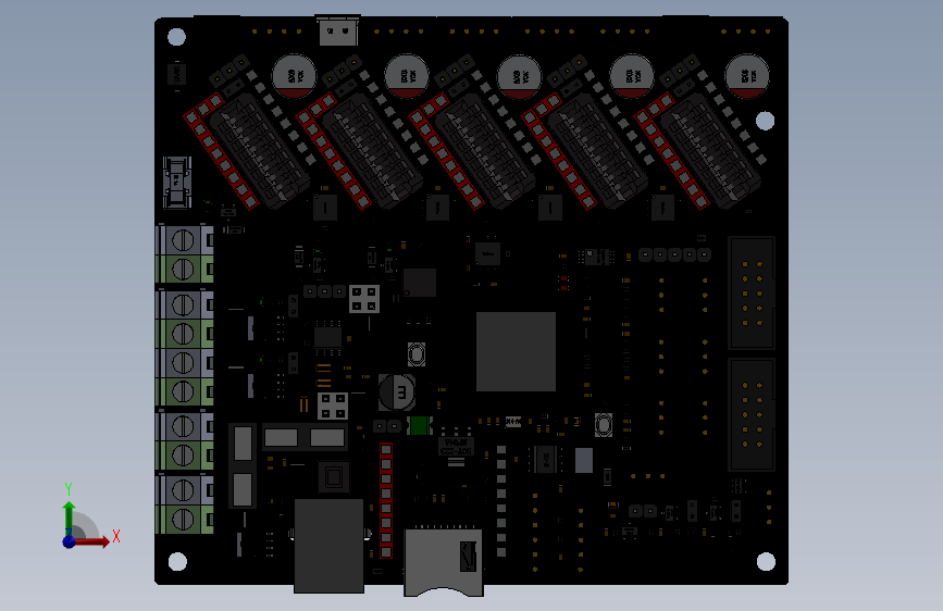 038-电路板PCB-BIGTREETECH BTT SKR 3 EZ   SW  STEP