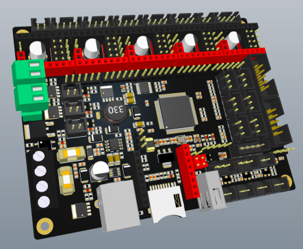 040-电路板PCB-BIGTREETECH SKR 2 控制板   STEP