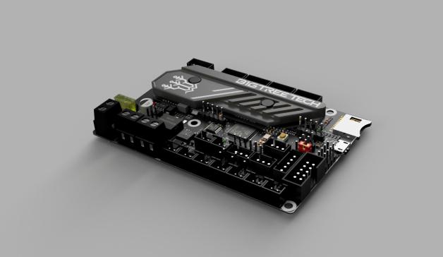 046-电路板PCB-BTT 3D 打印机控制板  STEP