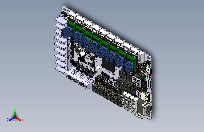 048-电路板PCB-BTT Octopus V1.0 + 超级冷却通道  STEP