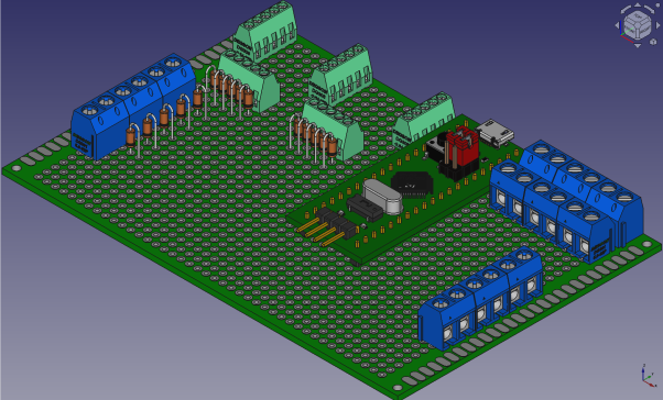 076-电路板PCB-FreeJoy 的 STM32 扩展板设计 STEP