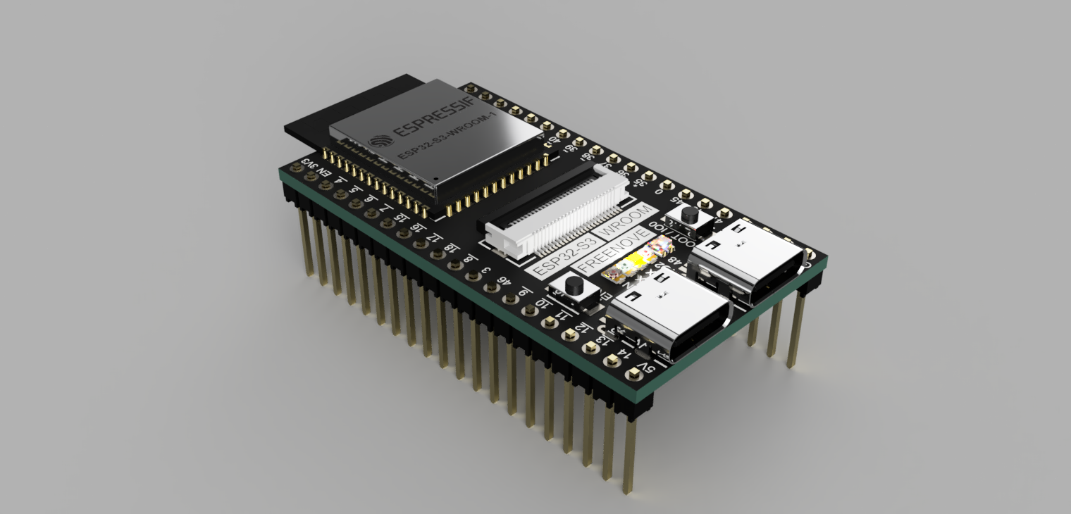077-电路板PCB-Freenove ESP32-S3-WROOM-CAM STEP