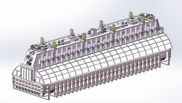 电解槽三维模型