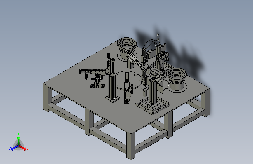 筒管绕线机3D模型图纸+STEP格式