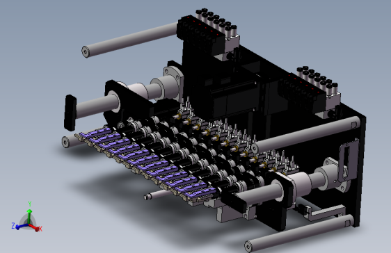 色码电感绕线机3D数模图纸 Solidworks设计