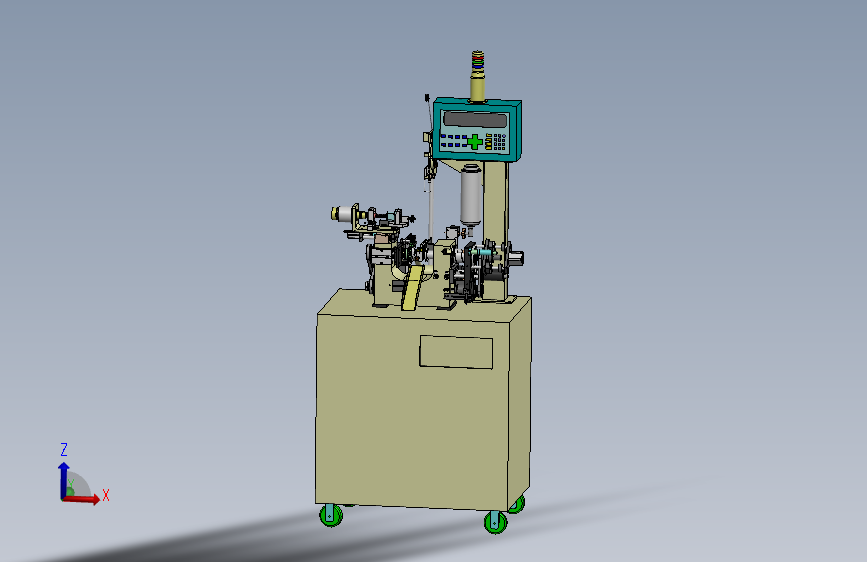 日本绕线机3D模型图纸 Solidworks设计 附STEP格式