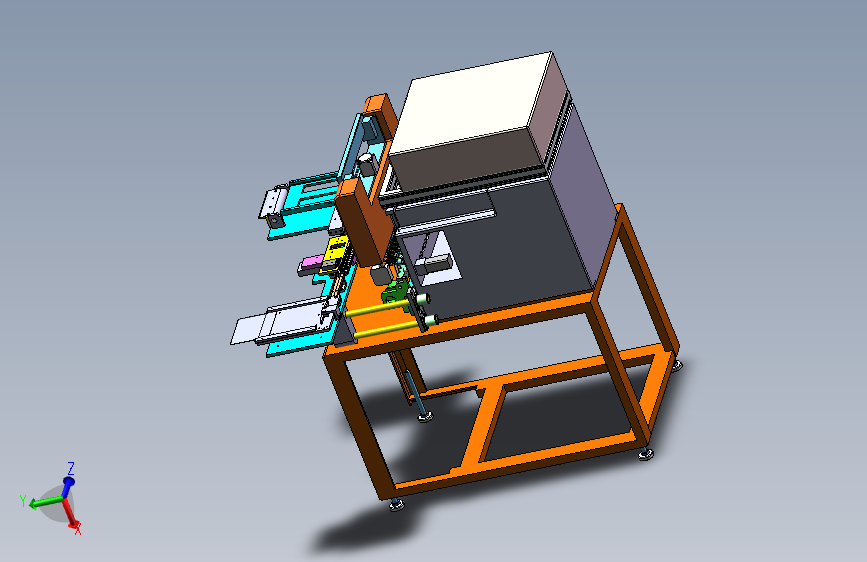 全自动绕线机（自动上下料）3D图纸 Solidworks设计