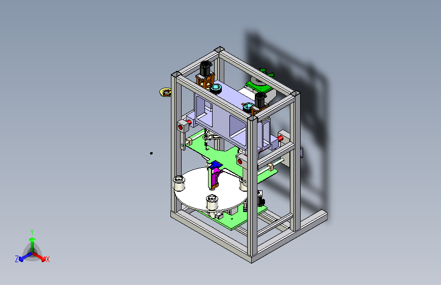 全自动电机绕线机3D模型图纸+STEP格式