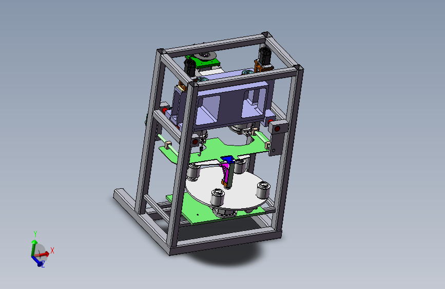 电气电机绕线机3D数模图纸 step格式