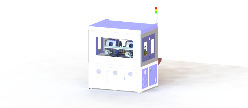6工位绕线机3D数模图纸 Solidworks18 附STEP