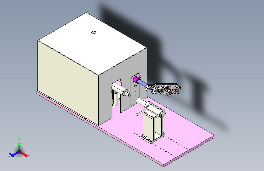 大扭力绕线机3D模型图纸+IGS格式