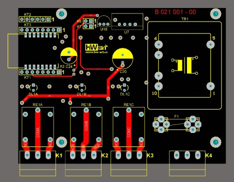 145-电路板PCB-WiFi 开关。ESP8266 控制 3 个继电器  STEP
